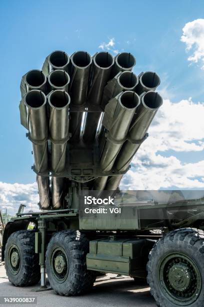 Ram Rmultiple Launch Rocket Multiple Launch Rocket System Stock Photo - Download Image Now - 9K51 ...