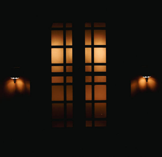 Vintage lights on the wall