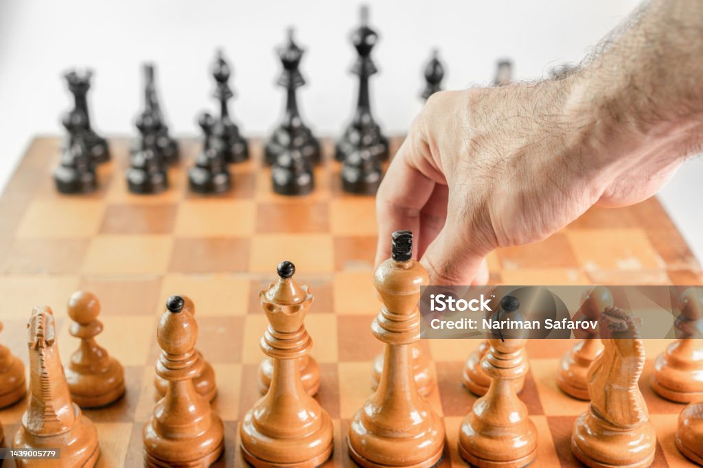 Foto de Primeiro Movimento De Peão No Xadrez e mais fotos de stock de  Competição - Competição, Conceito, Conceitos e temas - iStock