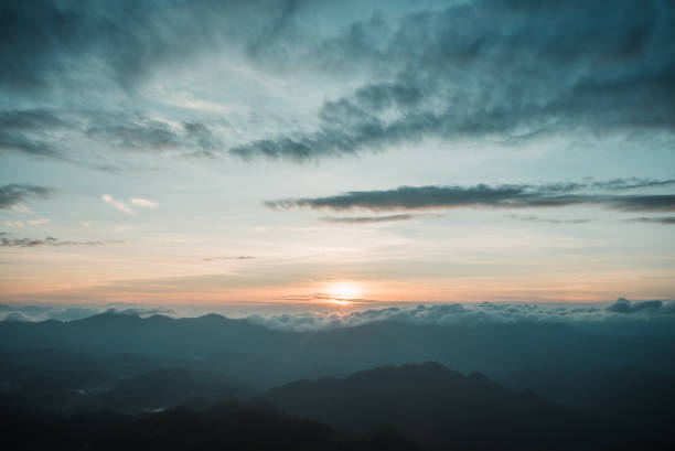 istock sunrise on misty mountain 1439005860