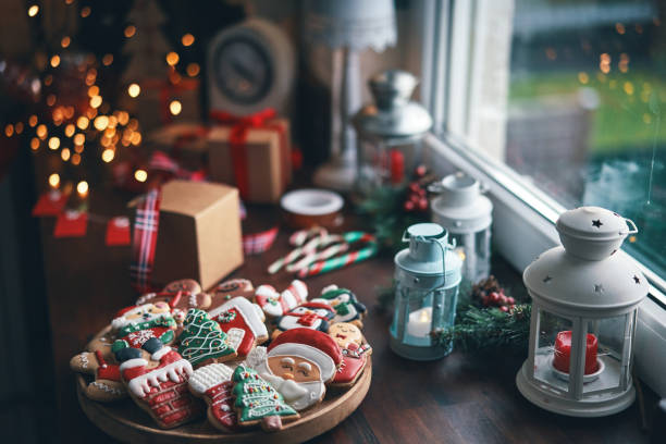 Decorated Christmas Cookies for Christmas Present