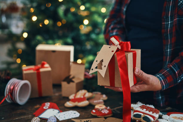 istock Decorated Christmas Cookies for Christmas Present 1439006298