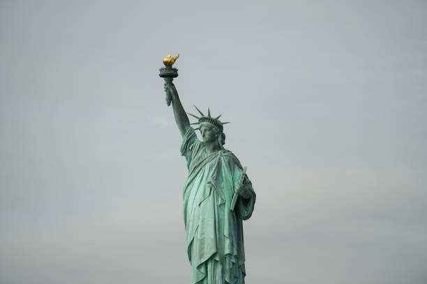 istock Statue of Liberty taken on the right 1439007760