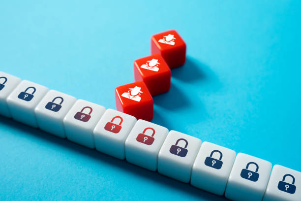 istock Hackers and cyber spies break into the network. Hacker attack. Data leakage, industrial espionage. Theft of confidential information. Security vulnerabilities, intrusion threat. Crypto, viruses 1439009982