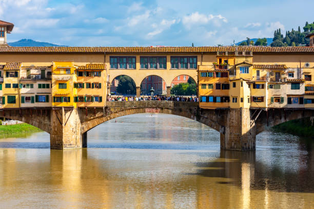 istock Ponte Vecchio bridge over Arno river in Florence, Italy 1439012120