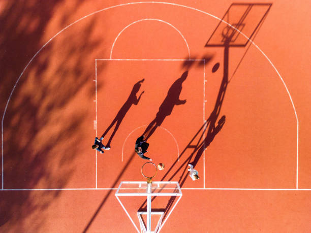 istock Father playing basketball with his children 1439013874