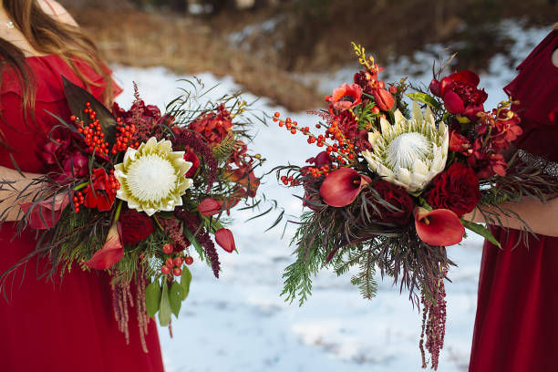 istock Winter Wedding Bridal Bouquets 1439018392