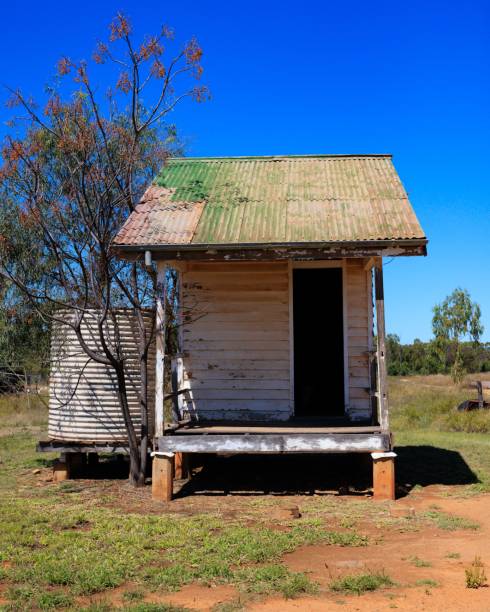 istock Old wooden cabin in the nature 1439020028