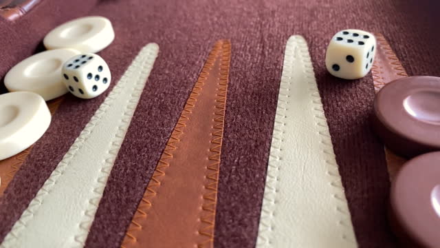 Winner backgammon dice