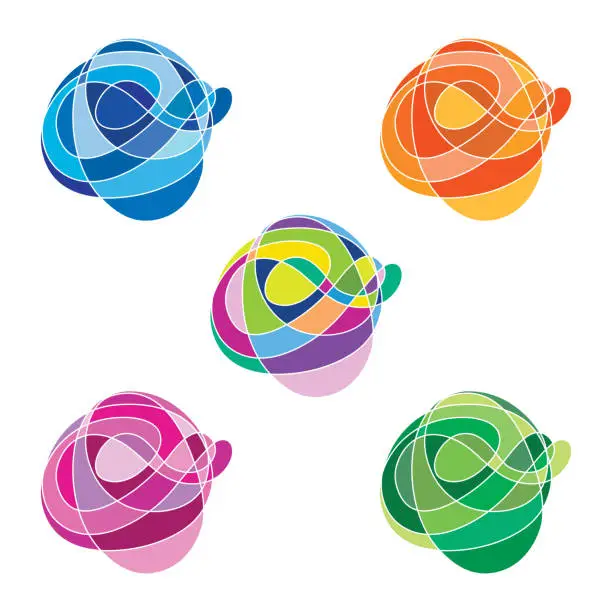 Vector illustration of Abstract Orbs