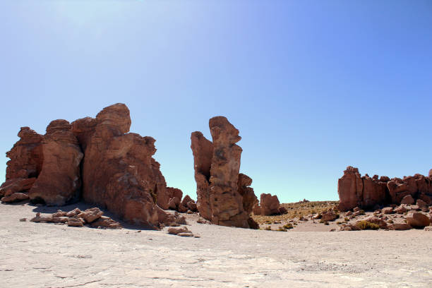 istock Eroded rock formations at Valle de las Rocas, Bolivia. 1439031877