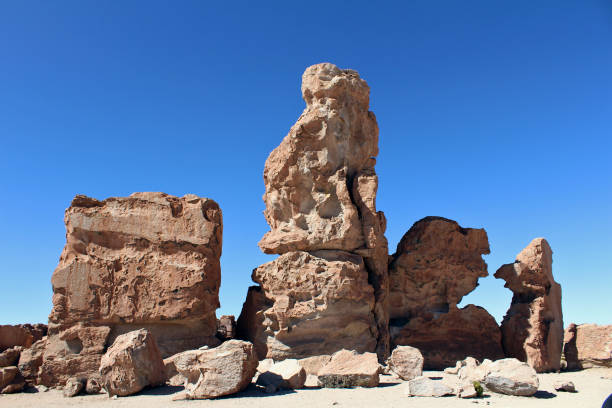 istock Eroded rock formations at Valle de las Rocas, Bolivia. 1439031882