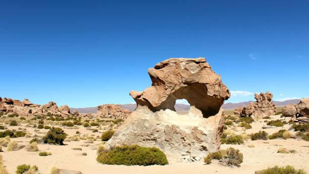 istock Eroded rock formations at Valle de las Rocas, Bolivia. 1439031885