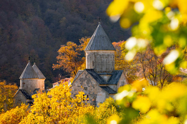 haghartsin monastery , armenia - european culture spirituality traditional culture famous place imagens e fotografias de stock