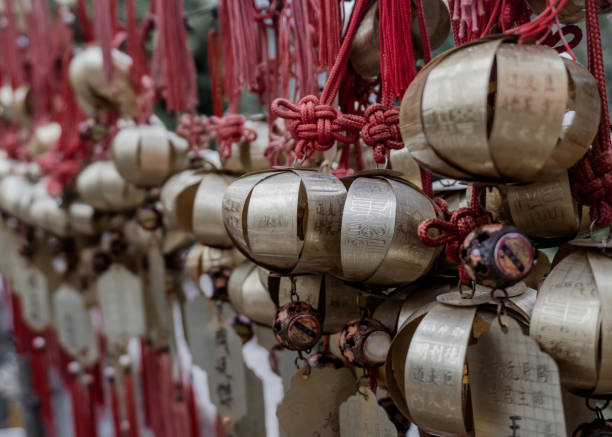 istock Prayer Bells in a Temple 1439052208