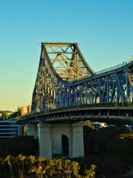 istock View at the Story Bridge being iluminated by evening light. 1439061731