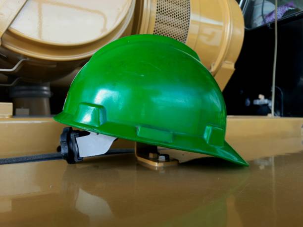 istock A green safety helmet 1439084288