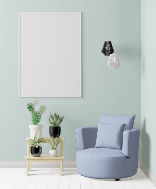 istock Poster Frame in living room 1439085332