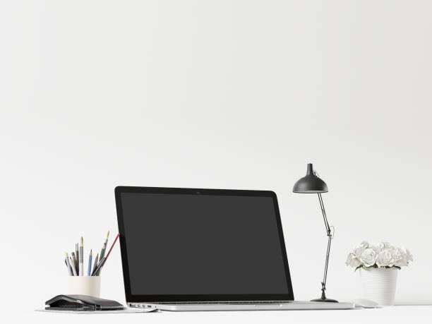 istock Tablet on the table in the living room 1439091315