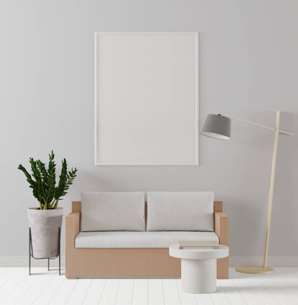 istock Poster Frame in living room 1439093021