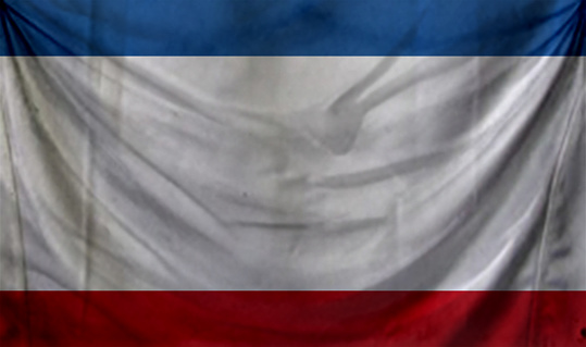 Crimea flag waving Background for patriotic and national design