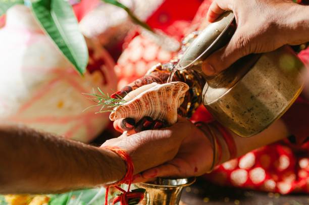istock Traditional hindu rituals in an indian wedding 1439133991