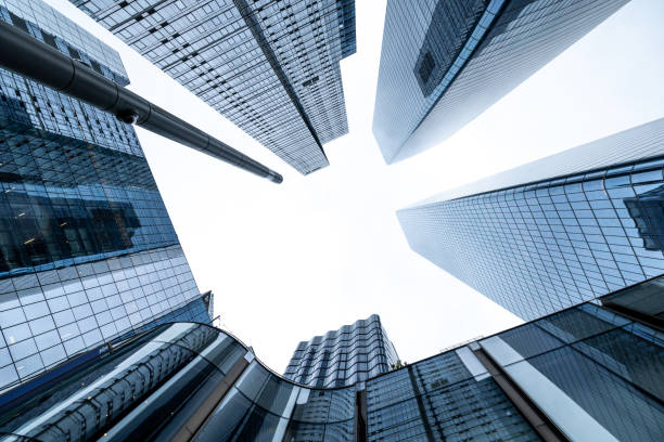 istock Modern building constructions in Midtown Manhattan in New York 1439136825