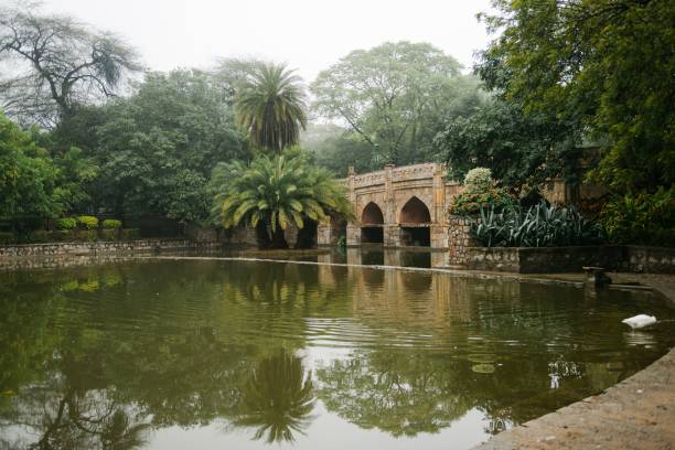 istock Athpula bridge inside lodhi gardens, delhi, india 1439139687