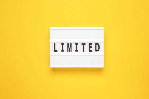istock Lightbox with word limited on yellow background 1439141218