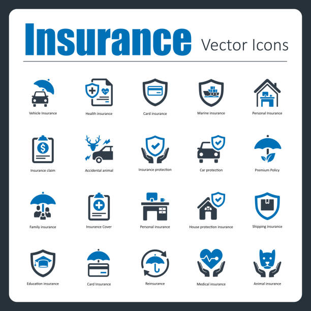 versicherung - versicherung stock-grafiken, -clipart, -cartoons und -symbole