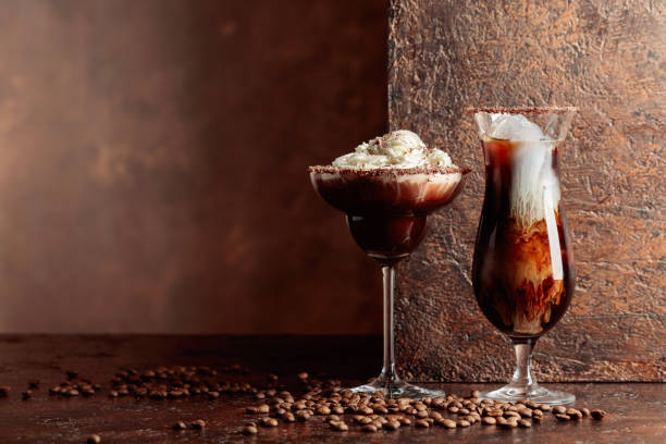 istock Cold coffee and chocolate cocktails. 1439161501