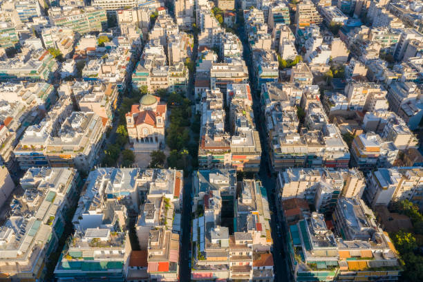 istock Athens Seen from Bird's Eye View, Greece 1439163814
