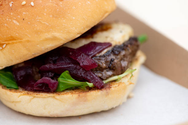 Homemade delicious hamburger