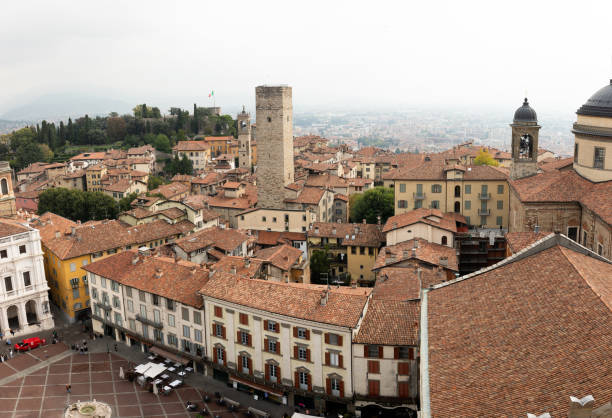 istock Bergamo, Piazza Vecchia - Italy stock photo 1439165646