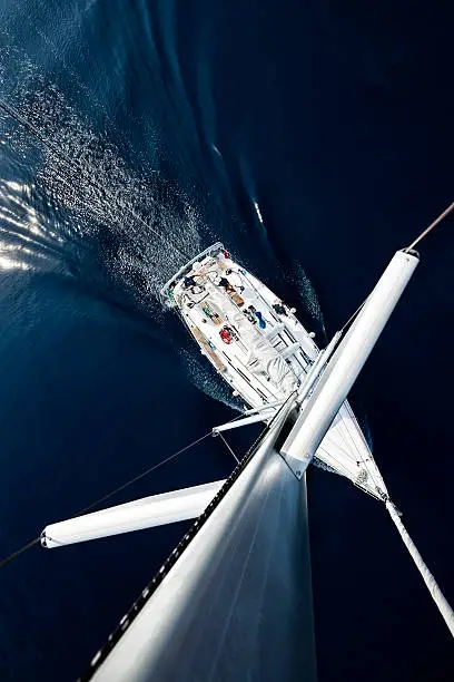 Photo of Sailboat from above