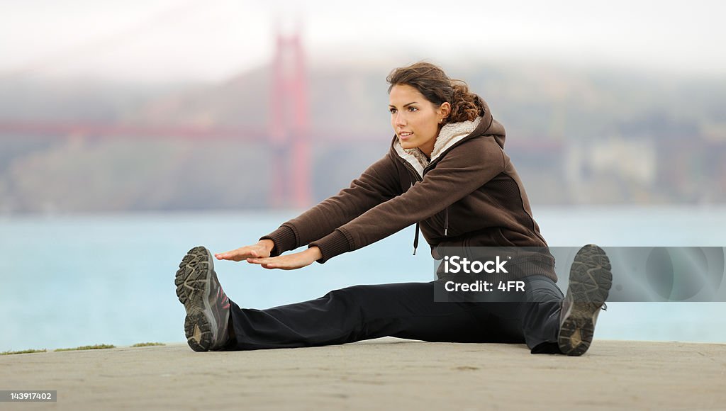 Daily Morning Sport, Golden Gate (XXXL)  Golden Gate Bridge Stock Photo