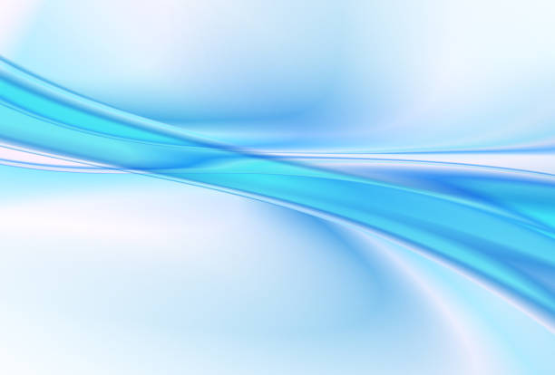 istock Abstract background green blue fantasy lines on white 1439176875