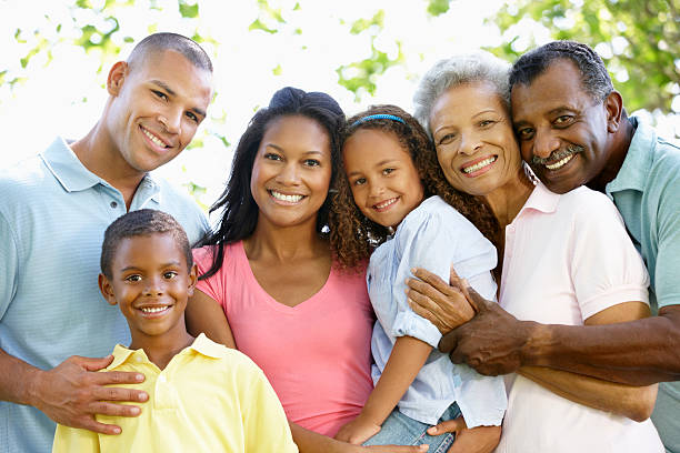 istock A multigenerational African American family posing 143917777