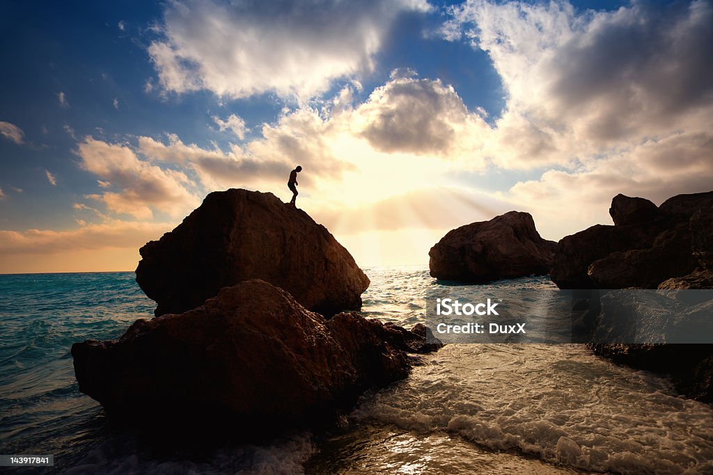 Wild playa paraíso - Foto de stock de Formación de roca libre de derechos