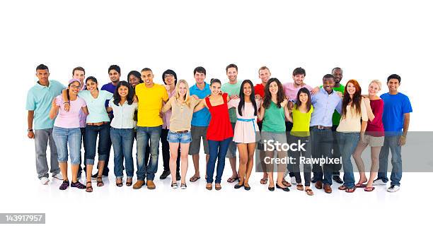 Group Portrait Of International Youths Stock Photo - Download Image Now - Adult, African Ethnicity, Asian and Indian Ethnicities