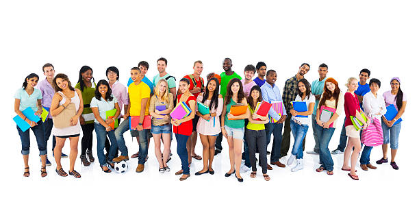 istock Large group of international students smiling 143917958