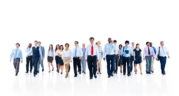 istock Confident business team walking towards 143917997