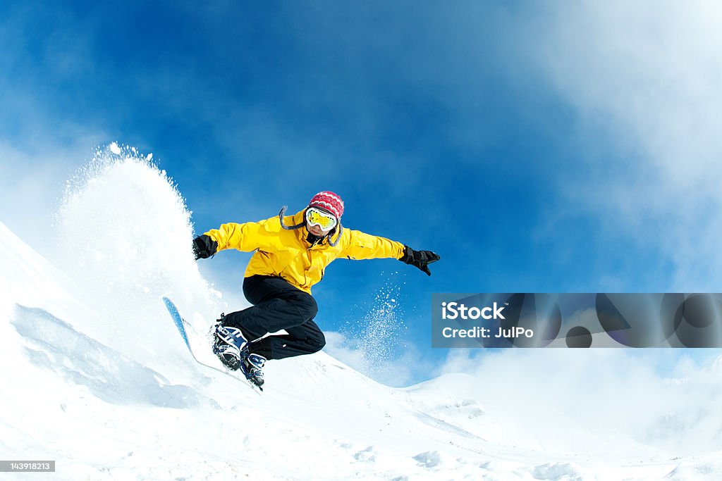 Jump - Foto de stock de Snowboard libre de derechos