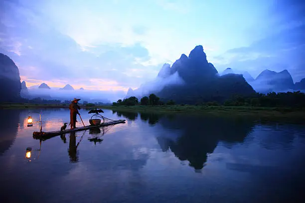 Photo of Lijiang fishermen