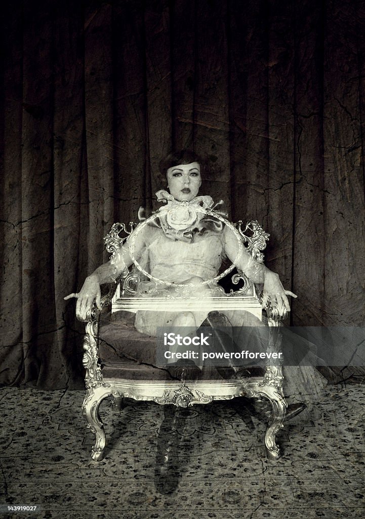 Ritratto di fantasma - Foto stock royalty-free di Gorgiera