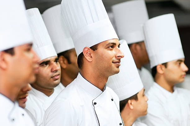 istock Team of professional chefs 143919031