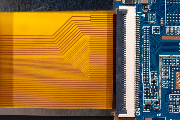 istock Macro photo of computer motherboard 1439191553
