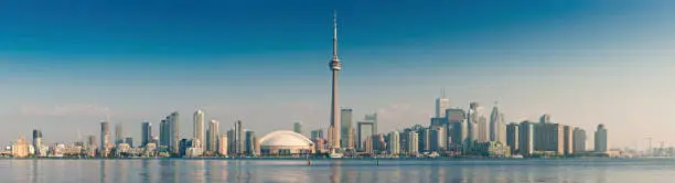 Photo of Toronto CN Tower cityscape sunrise panorama Canada