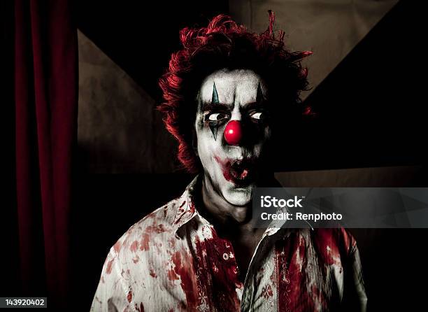 Mal Serie Payaso Foto de stock y más banco de imágenes de Asesino - Asesino, Payaso, 40-49 años