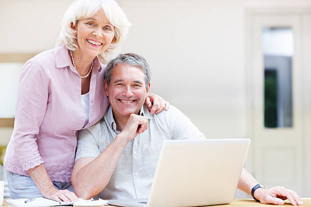 istock Senior couple budgeting 143920513